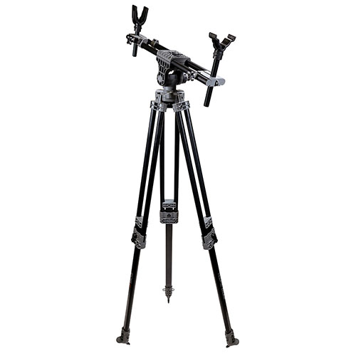 BOG FieldPod er lett og kompakt, perfekt for lange jaktdager. Den innovative designen gir stabilitet fra liggende til stående posisjon, og inkluderer bærestropp.
