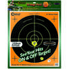 Få treff med Caldwell® Orange Peel® Targets! Se treff klart med dual-color flake-off teknologi, lett å sikte på med oransje bakgrunn og svart mål.
