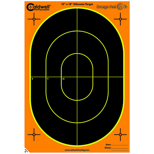 Caldwell Orange Peel® Targets gir deg muligheten til å se treff både på og utenfor målet med fargerike eksplosjoner, perfekt for presisjonsskyting.