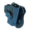 Caldwell Tac Ops holster gir komfort og sikkerhet med trigger guard retention lock, laget av forsterket polymer for mange håndvåpenmodeller.