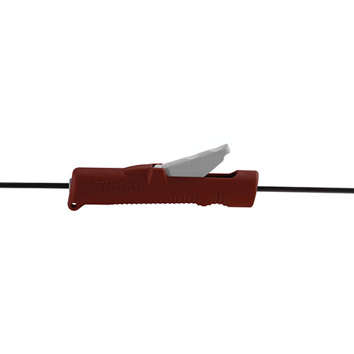 Tipton MAX Force Carbon Fiber Cleaning Rod gir deg styrken du trenger nær flaskehalsen, med et glidende håndtak som lar stangen rotere fritt.