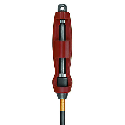 Tipton Deluxe 1-Piece Carbon Fiber Cleaning Rod er slitesterk, skader ikke løpet, bøyer seg uten å miste form, og har et ergonomisk håndtak for enkel rengjøring.