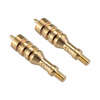 Tipton Solid Brass Jag gir en tett passform mellom lappen og løpet, med en spiss tupp for sentrering. Jags har 8-32 gjenger for presis rengjøring.