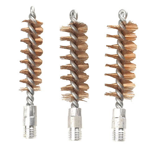 Tipton 6-delt sett med bronsebørster for hagler er kaliberspesifikke, levert i en slitesterk boks og laget av premium fosforbronse for optimal rengjøring.