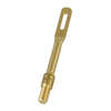 Tipton Solid Brass Slotted Tip er ideell for rengjøring av løpet med løsemiddel eller olje, og skader ikke løpet takket være det myke messingmaterialet.
