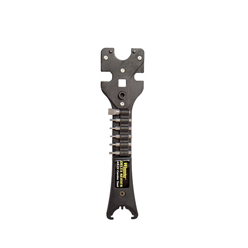 Wheeler Basic Armorers Wrench dekker de fleste AR-15 behov med robust stål, ½” drive for momentnøkkel og profiler for buffer tube lock nut og flash hider.
