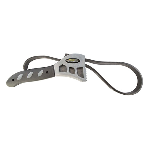 Wheeler Delta Series AR Forend Wrench har et ergonomisk håndtak og en slitesterk gummistropp som enkelt justeres for å sikre håndtak uten riper.