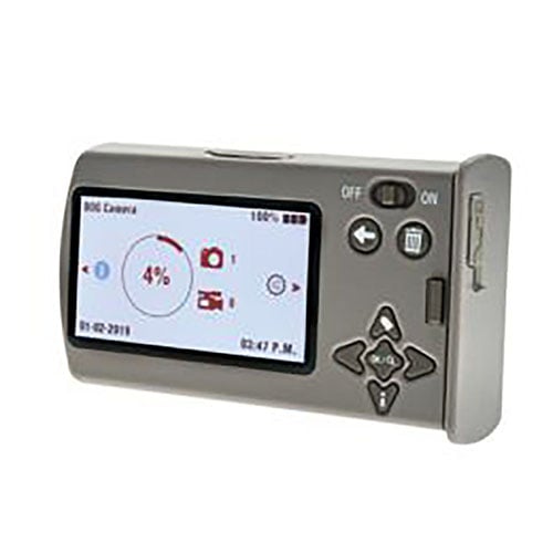 BOG Dominion Viewer er en universell skjerm for 18 MP black flash og 22 MP dual sensor infrarøde kameraer, som lar deg raskt endre innstillinger og bytte SD-kort.