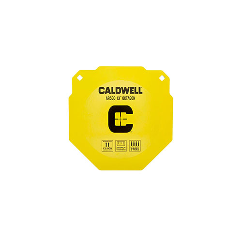 Caldwell AR500 13" Octagon mål er laget av AR-500 herdet stål, tåler tusenvis av skudd og er perfekt for konkurranse, trening og rekreasjon.