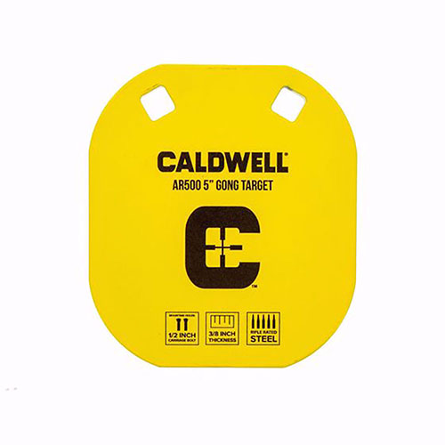 Caldwell AR500 5" mål er laget av AR-500 herdet stål, tåler tusenvis av skudd og har høy synlighet for trening, konkurranse og rekreasjon.