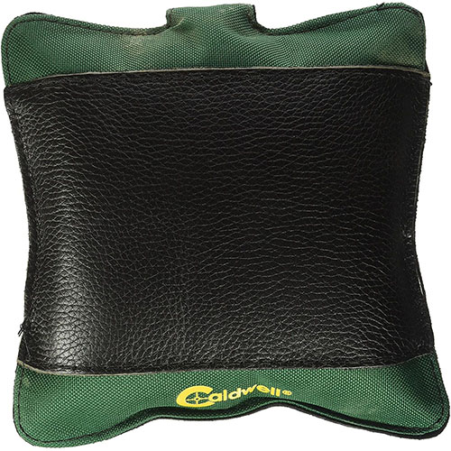 Caldwell Bench Accessory Bag No. 2 gir en sikker og stabil støtte med høykvalitets lær og polyester, og har praktiske festebånd for rask installasjon.