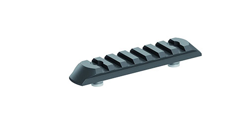 ERATAC KeyMod Picatinny-Rail med 7 spor gir maksimal fleksibilitet for montering av tilbehør, og sikrer solid og sikker festing for ditt våpen.