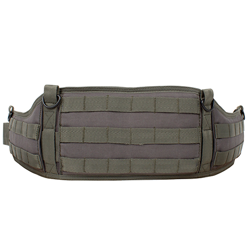 ULFHEDNAR Utility Molle-Rig er en godt polstret belte med Molle-system, laget av pustende materiale og robust Cordura, perfekt for trygg og komfortabel bæring.