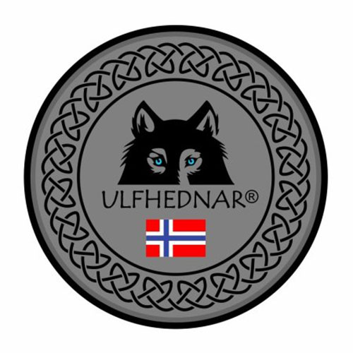 ULFHEDNAR Ulfhednar Logo Velcro-Patch (8cm) gir deg muligheten til å vise din tilknytning til merket med stil og enkel festing på klær eller utstyr.