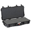 Explorer Cases Red 7814 B gir maksimal beskyttelse med vanntett design, korrosjonsfrie hengsler og justerbare innsatser for optimal oppbevaring av våpen.