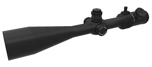 FALKE 10-40x56 MilDot sikter med presisjon, justerbare 1/8-MOA turrets, recoil-resistent, vanntett og tåke-resistent for alle værforhold.