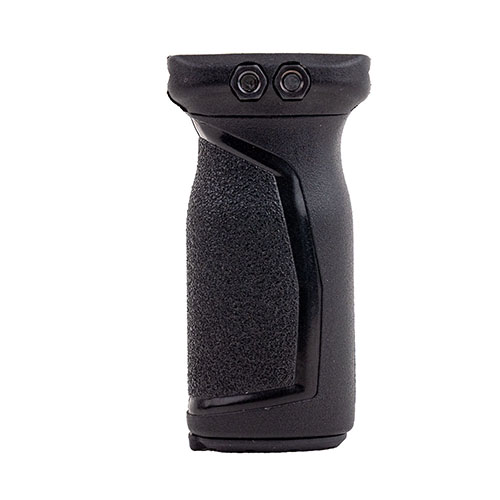Breacher Vertical Grip Picatinny har et ergonomisk design for bedre presisjon, gummiert overflate for godt grep, og vanntett rom for essensielle verktøy.