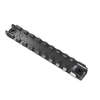 M-LOK Picatinny Rails (2", 4" eller 8") festes til M-LOK FLUSH RAIL, ARCA RAILS og SIDE RAIL ADAPTERS for å feste bipoder eller andre 1913 PICATINNY RAIL tilbehør.