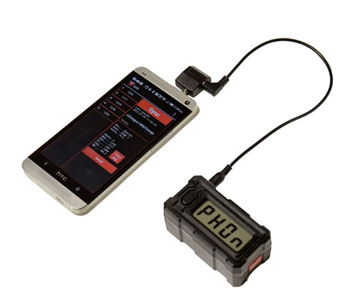 MagnetoSpeed XFR Adapter lar deg overføre shot strings fra Sporter eller V3 displays til iOS-enheter for lagring, redigering og e-post.