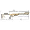 MDT LSS-XL Gen 2 Chassis System gir deg et lengre forende enn standard LSS, AR carbine-buttstocks og bruker originale Howa magasiner for optimal ytelse.