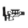 MDT Skeleton Rifle Stock, V5 Short gir verktøyløs justering for optimal komfort og ytelse, med tilpasning av cheek riser og buttpad for perfekt passform.