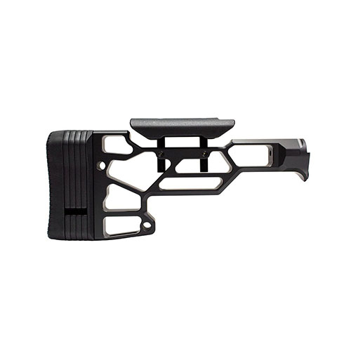 MDT Skeleton Rifle Stock Lite har justerbar lengde på grep og justerbart kinnstøtte, perfekt for TAC21, LSS-XL og HS3 chassiser.