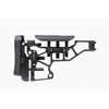 MDT Skeleton Rifle Stock girer verktøyløs justering for maksimal komfort og ytelse, med tilpasning av cheek riser og buttpad for perfekt passform og XTN foldemulighet.