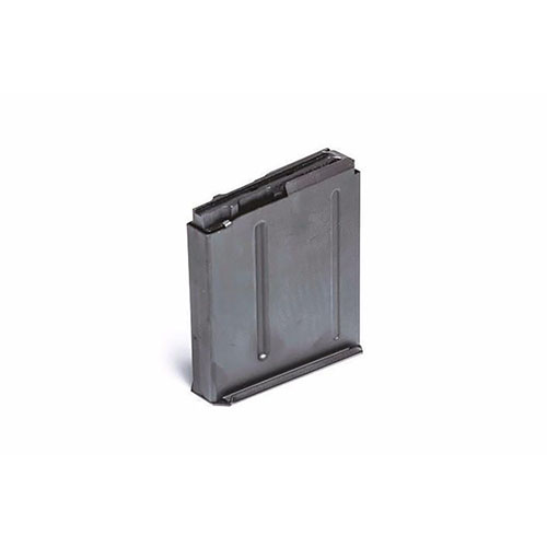 MDT Metal Magazines for Long Action 338 Lapua Mag gir pålitelig ytelse med 5 runder og 4.050" lengde, perfekt for chassiser som Mirage ULR.