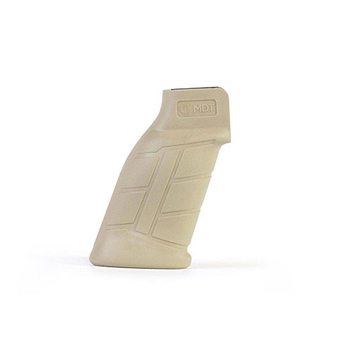 MDT AR-15 Pistol Grip gir maksimal komfort og styrke med sin ergonomiske design, gummiert overmold og anti-glid grep for både høyre- og venstrehendte.