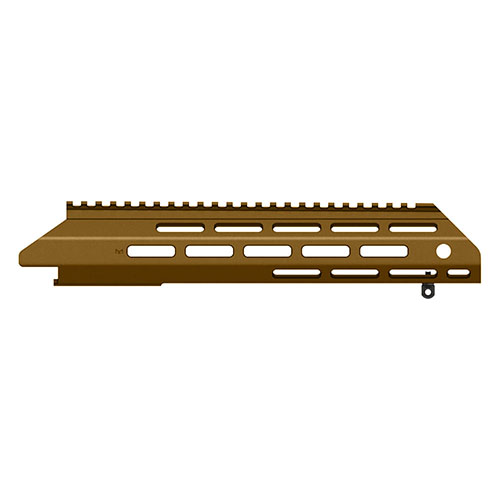 MDT ESS Fore-end kommer med en 15" fore-end, og tilbyr mulighet for kortere eller lengre fore-ends samt tilleggsrails for maksimal tilpasning.
