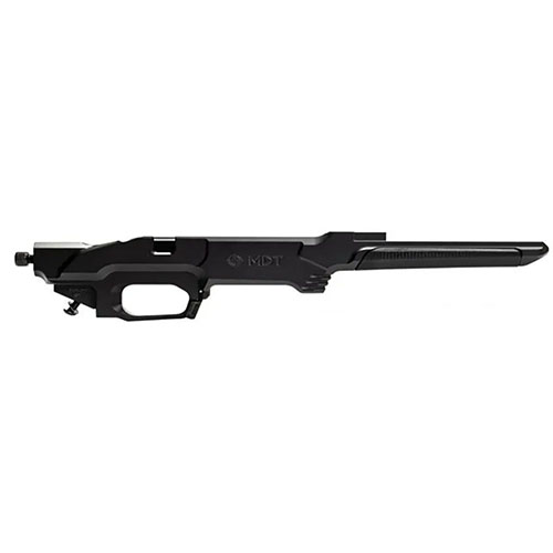 Lag din egen ESS Chassis med MDT ESS Chassis Base for Remington 700, med tilpassbare forender og stokkvalg for optimal ytelse og komfort.