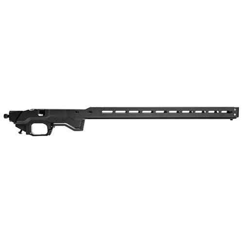 MDT ACC Chassis Base for Tikka T3 gir deg muligheten til å tilpasse med ulike stokkvalg og MDT's vertikale pistolgrep for optimal ytelse.