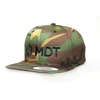 MDT snapback i kamuflasje med MDT-logoen foran er personlig tilpassbar og passer til alle hoder, perfekt for både jakt og fritid.