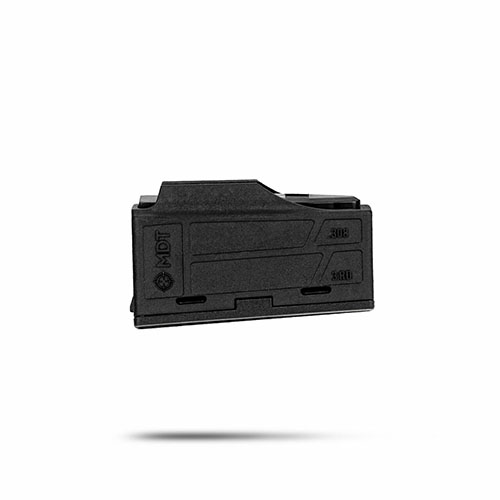 MDT Polymer AICS magasin for .308/6.5 Creedmoor med 3 runder, laget av slitesterk polymer, passer til flere chassissystemer og har høy kvalitet.