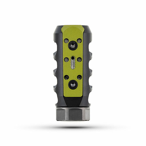 MDT Comp Muzzle Brake med 4 porter reduserer rekyl og gir minimal konsentrasjon, samtidig som den sikrer bedre presisjon og målobservasjon.