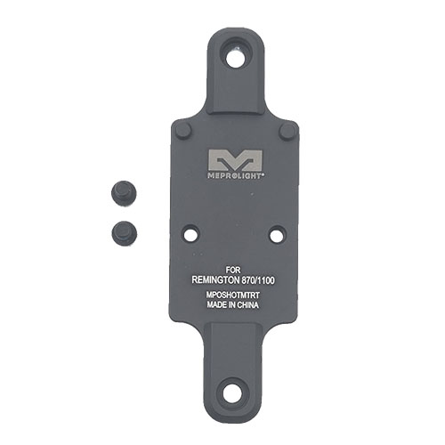 MPO PRO-F, RED & RMR SHOTGUN PLATE gir optimal montering av RMR-kikkerter på Remington 870/1100, med høy presisjon og holdbarhet for bedre skyteopplevelse.
