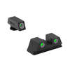 MEPRO Tru-Dot Fixed Sights gir optimal synlighet med lysende tritium i mørket, robust stål og vedlikeholdsfri design for enkel bruk døgnet rundt.