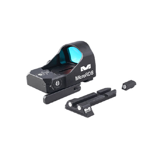 MEPRO microRDS gir rask måloppnåelse med en enkel QD-adapter for montering uten boring, samt en TruDot™ backup-sikt for økt presisjon.