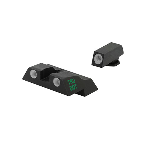 MEPROLIGHT Tru-Dot® nattkikkerter gir over 85% økt treffeffektivitet under alle lysforhold, med tre solide punkter for rask og intuitiv sikting.