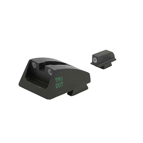 MEPROLIGHT® Tru-Dot® nattkikkertsikter gir over 85% økt treffeffektivitet under dårlige lysforhold, med tre solide punkter for rask og intuitiv sikting.