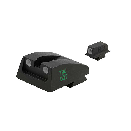 MEPROLIGHT® Tru-Dot® nattkikkerter gir over 85% bedre treffsikkerhet i lavt lys, med tre solide punkter for intuitiv sikting dag og natt.
