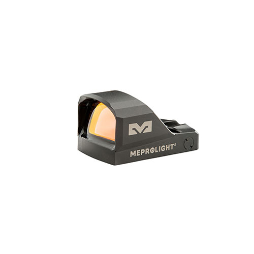 Mepro MPO-DS er et kostnadseffektivt åpent reflex rødpunktsikte med 3.5 MOA retikkel, RMSc/JPoint fotavtrykk, automatisk lyskontroll og IPX7 vanntett.