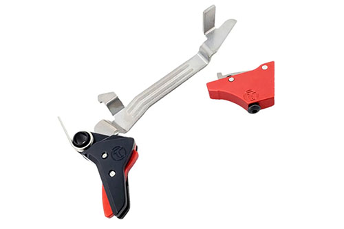 Timney Alpha Competition UBK for Glock Gen 3-4 gir en lett og jevn avtrekk med 2,5-3 lbs, og opprettholder påliteligheten til Glock-systemet.