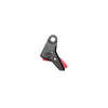 Timney GLOCK TRIGGERS (Pull weight 3lb) gir en forbedret følelse med en lett aluminium trigger sko i svart/rød finish, kompatibel med Gen 3-4 Glock pistoler.