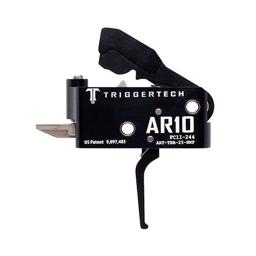 TRIGGERTECH AR10-triggeren tilbyr en presis, pålitelig avtrekker med Frictionless Release Technology™, kort overtravel og utmerket holdbarhet.