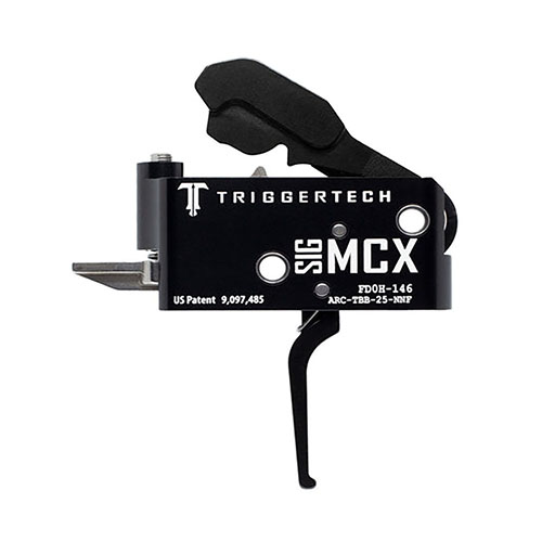 TRIGGERTECH MCX-triggeren gir en presis og pålitelig ytelse med Frictionless Release Technology™, kort overtravel og holdbar 440C rustfritt stålkomponenter.