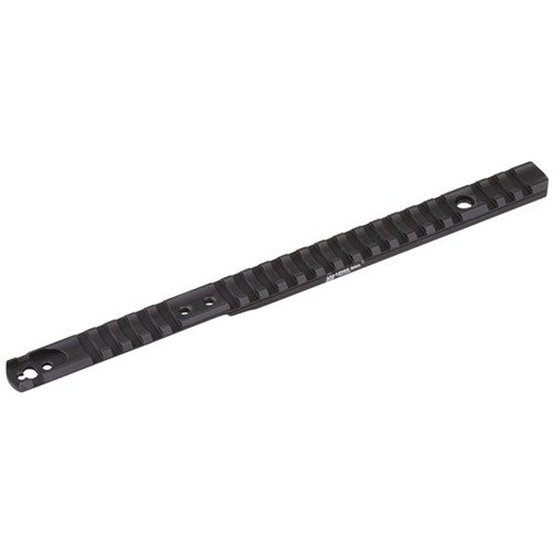 Få fleksible monteringsmuligheter for optikk med denne lette aluminiumsskinnen, som passer til Picatinny- og Weaver-ringer, ideell for Marlin 1894/1895.