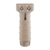 TANGODOWNs Picatinny Standard Vertical Grip gir en solid festing, reduserer håndtretthet og har vanntett oppbevaring for batterier og deler.