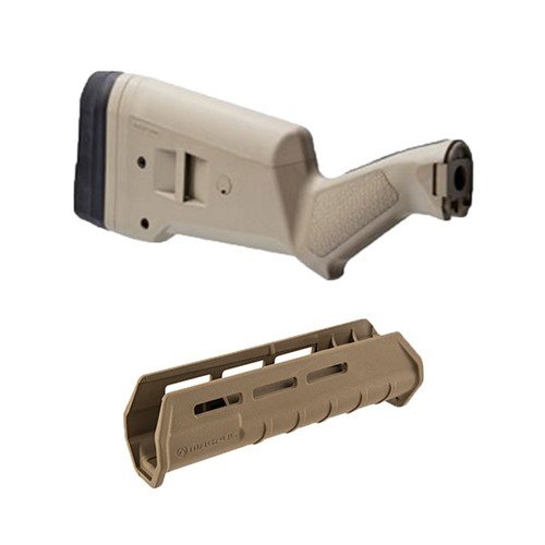 SGA er en tilpassbar stokk for Remington 870, med M-LOK forend for enkel montering av tilbehør, perfekt for individuelle behov.