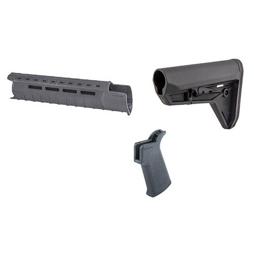 Oppgrader din AR-15 med MOE-SL møbelsett fra Magpul, som inkluderer en lett og modulær håndbeskytter, ergonomisk grep og justerbar skulderstokk.